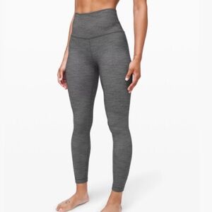 Lululemon Athletica Heathered Black Leggings